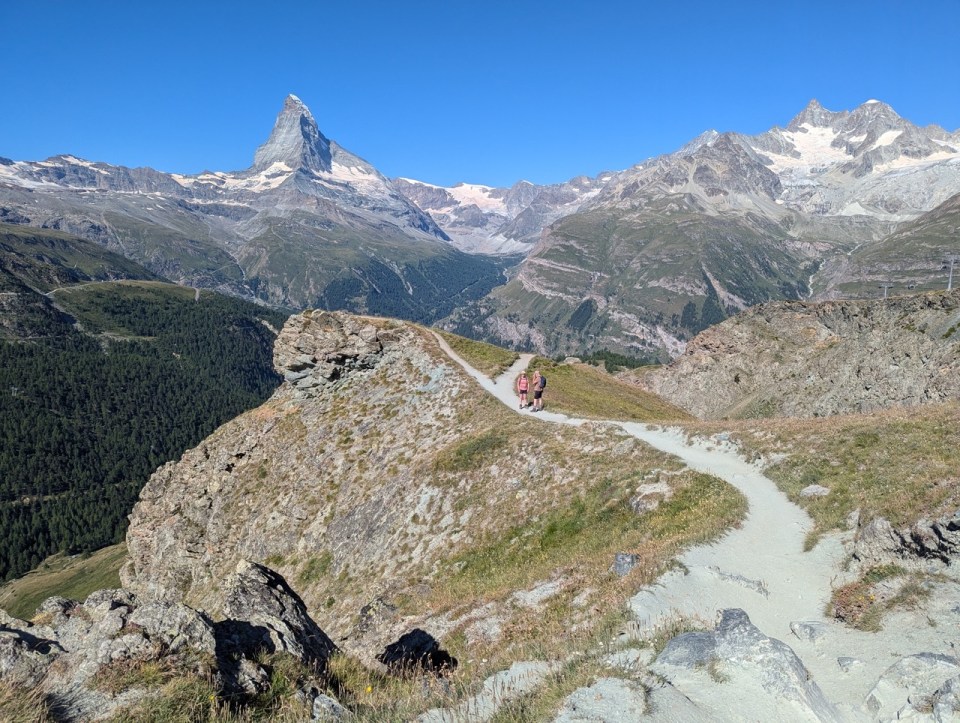 sentier des marmottes à Zermatt 