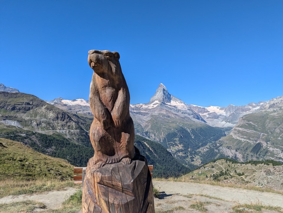 sentier des marmottes à Zermatt 