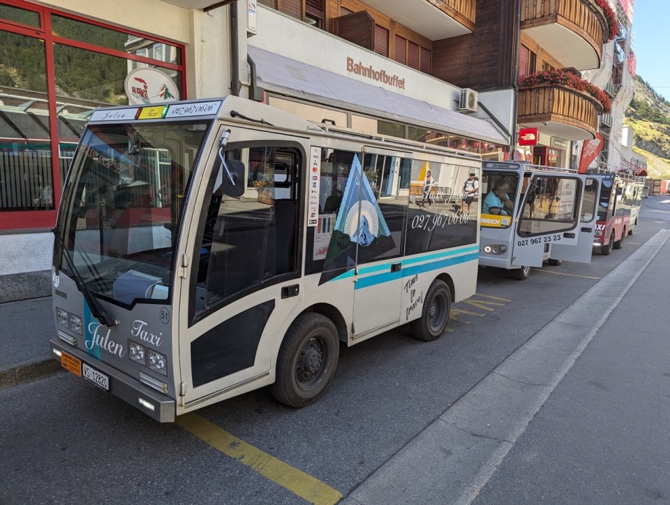 navette à Zermatt