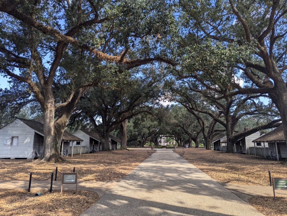 cabane des esclaves à Oak Alley Plantation