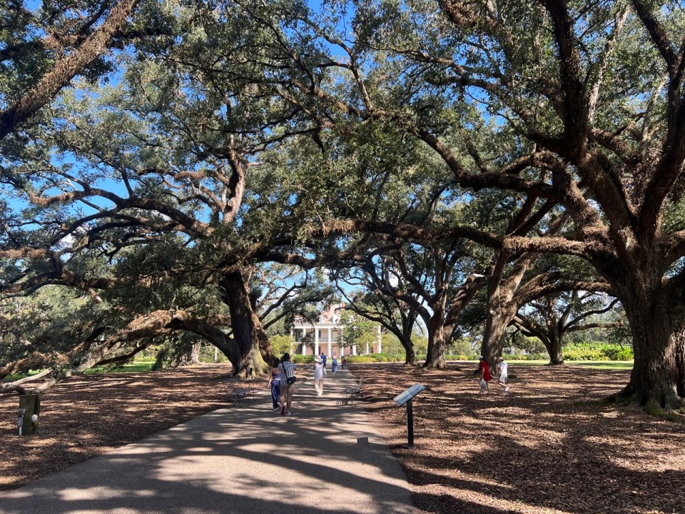 maison principale Oak Alley Plantation en Louisiane