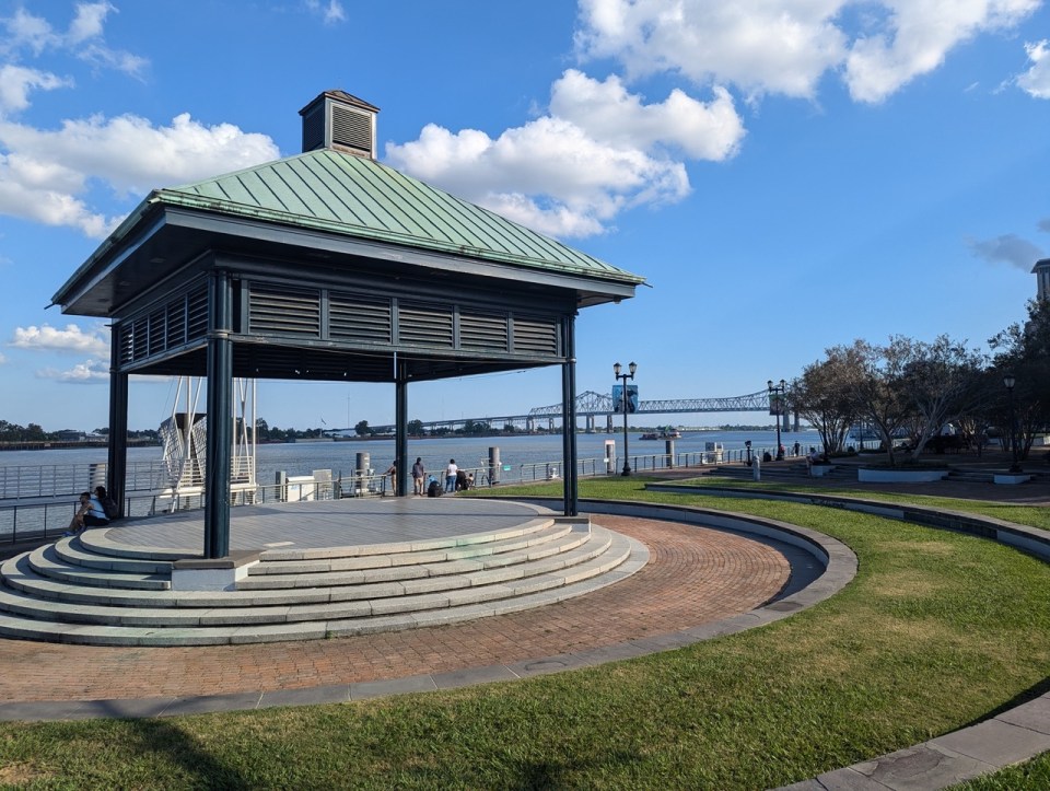 Moonwalk Riverfront Park à la Nouvelle Orléans