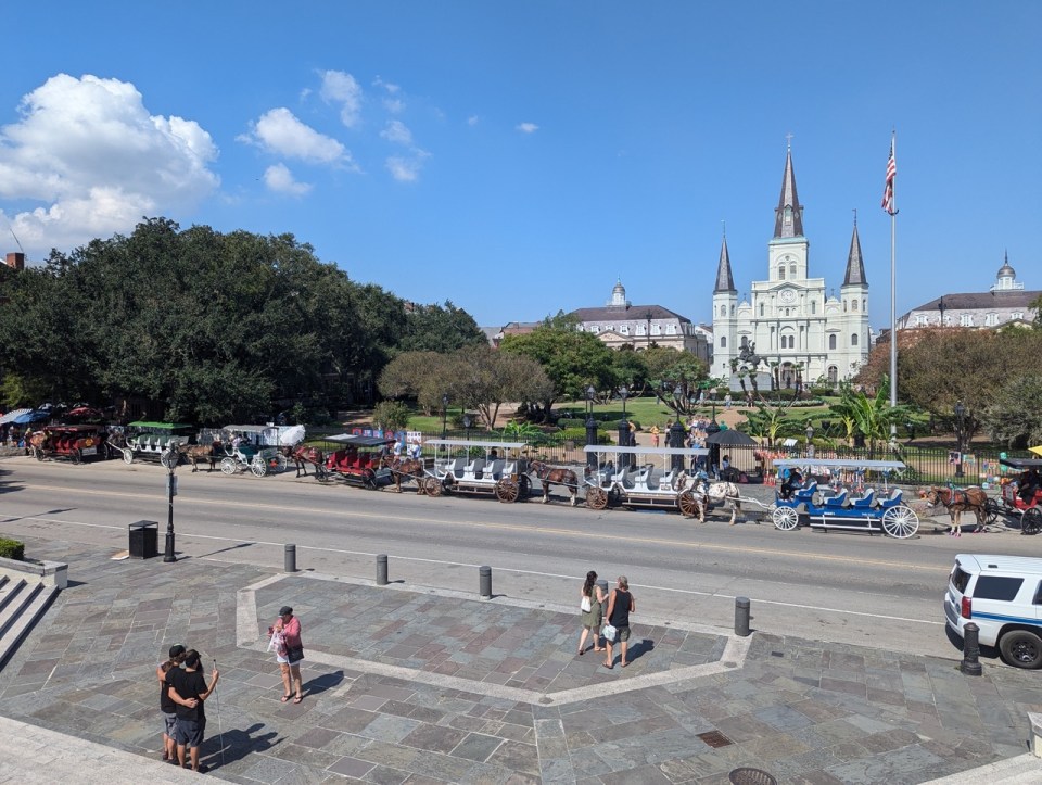 Cathédrale Saint Louis au Jackson Square à la Nouvelle Orléans