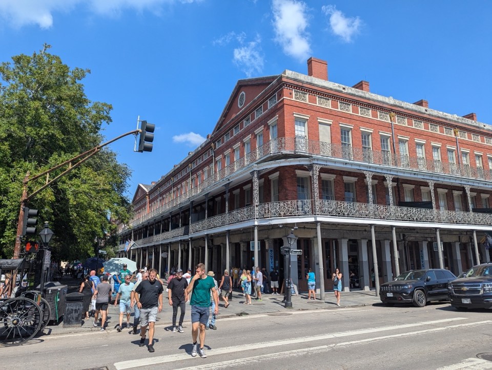 Maisons colorées à la Nouvelle Orléans