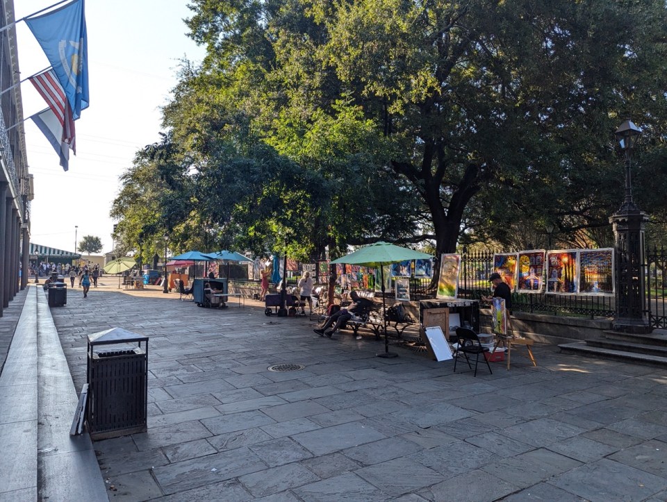 Jackson Square à la Nouvelle Orléans