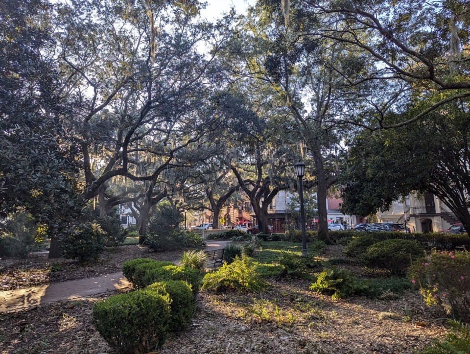 Chippewa Square à Savannah 
