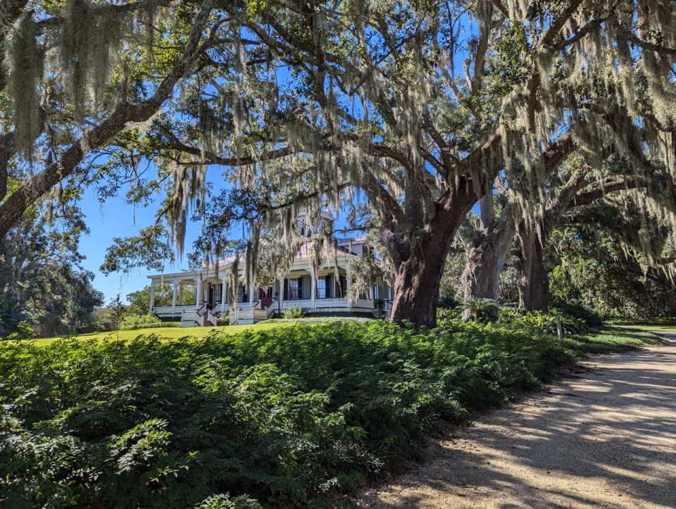 maisons principale des RIP Van Winkle Gardens à Jefferson Island