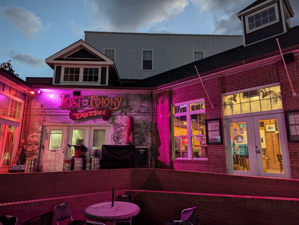Lost Colony Tavern à Manteo sur l'île de Roanoke dans les Outer Banks