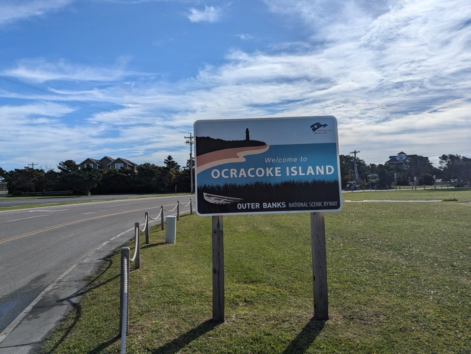 panneau Ocracoke island 