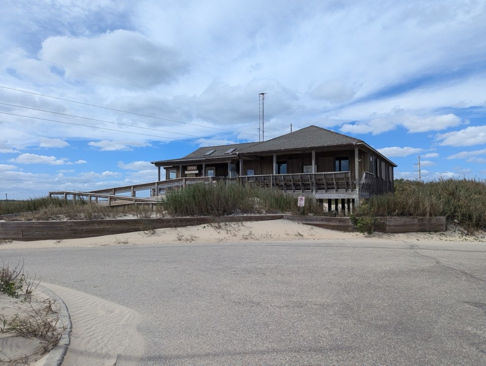 Pea Island National Wildlife Refuge  visitor center sur l'ile d'Hatteras dans les Outer Banks. 