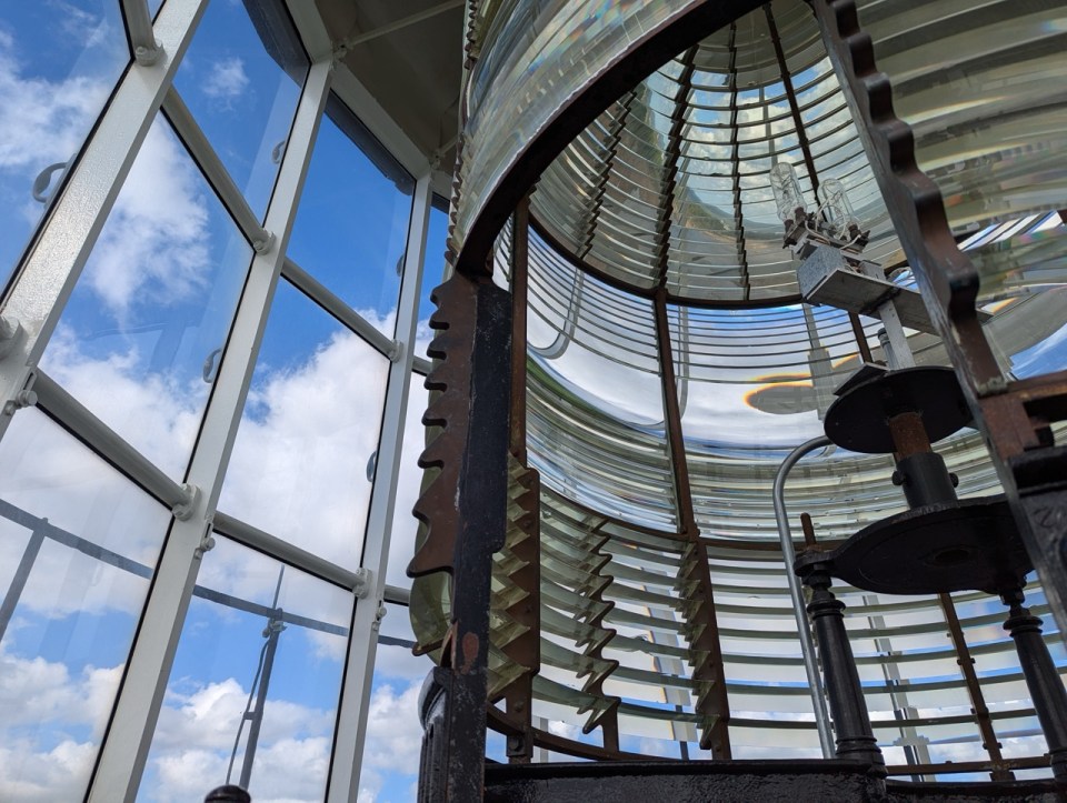 Phare de Bodie Island sur l'ile d'Hatteras dans les Outer Banks. 