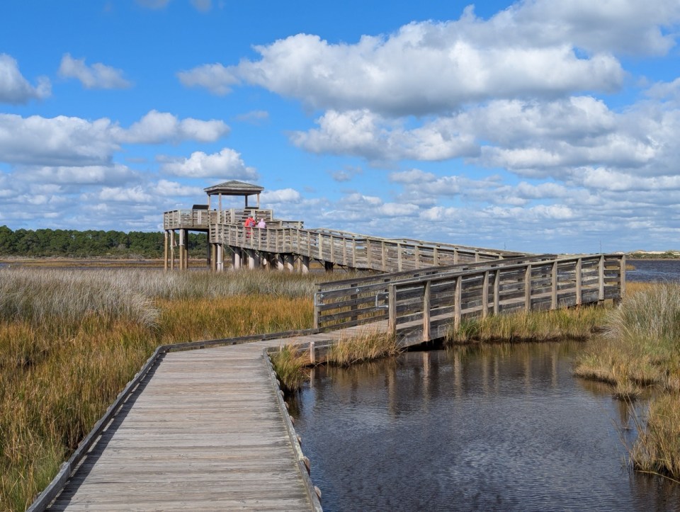 Phare de Bodie Island sur l'ile d'Hatteras dans les Outer Banks. 