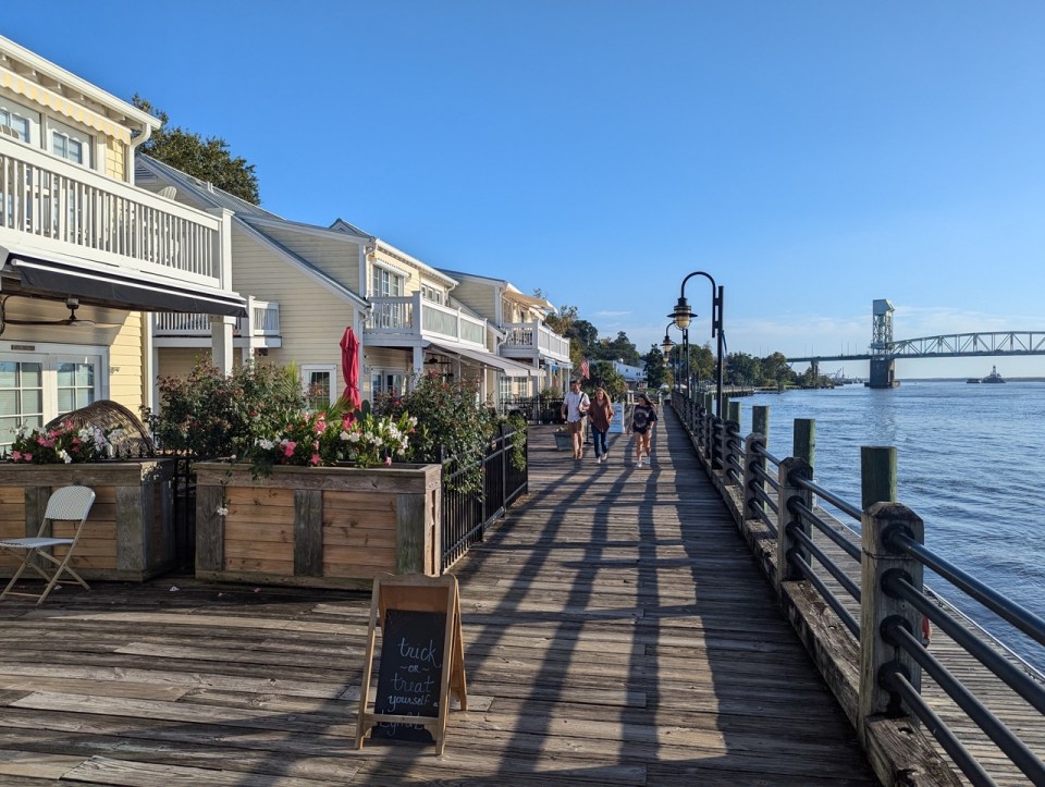 riverwalk de Wilmington en Caroline du Nord