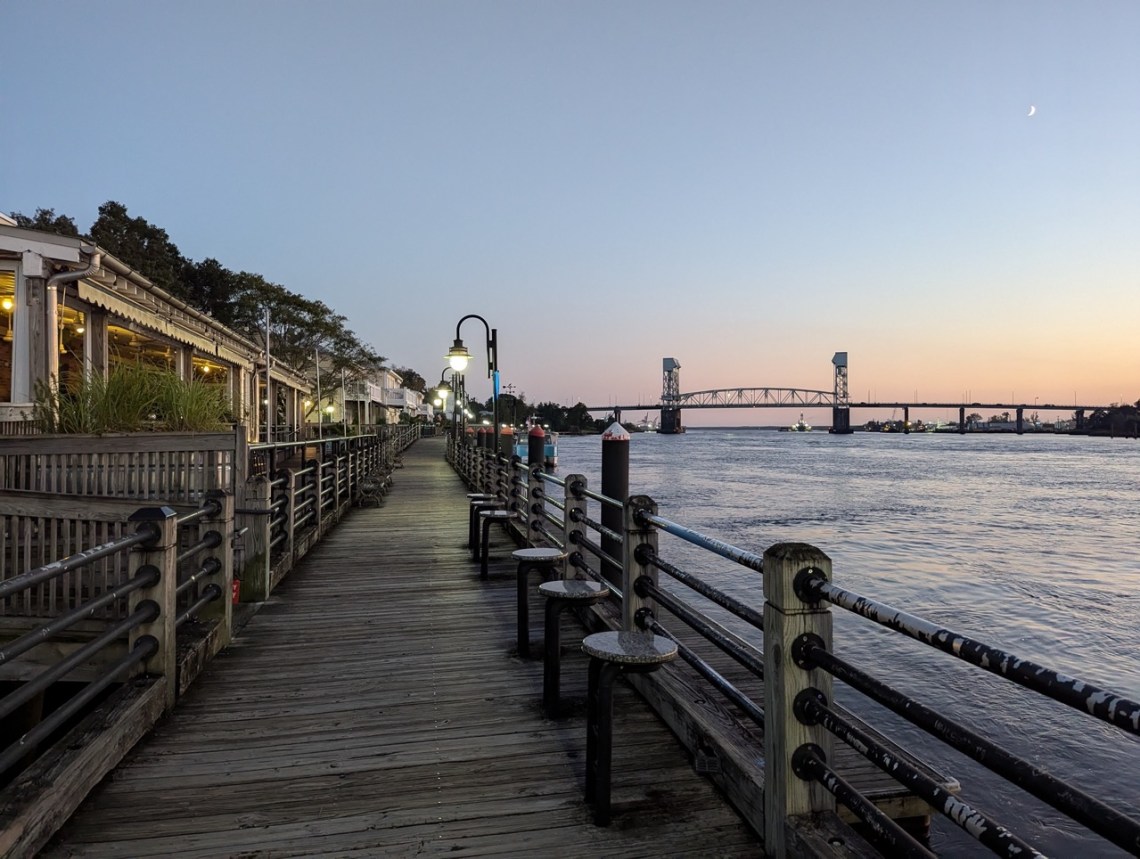 riverwalk de Wilmington en Caroline du Nord