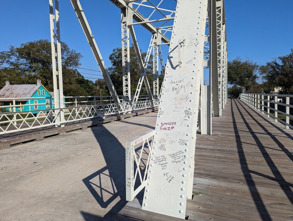 pont du générique One Tree Hill à Wilmington en Caroline du Nord