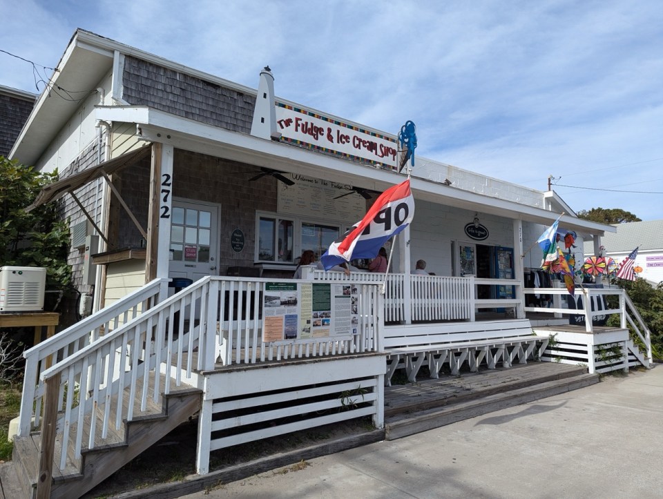 Port d'Ocracoke dans les Outer Banks