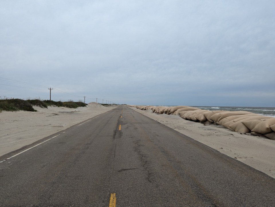 Pea Island National Wildlife Refuge sur l'ile d'Hatteras dans les Outer Banks. 