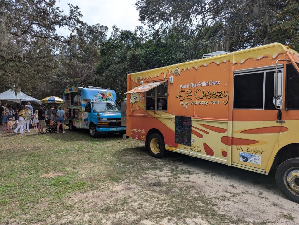 food truck au Brookgreen Gardens à Myrtle Beach en Caroline du Sud