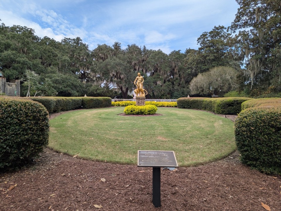 visite du Brookgreen Gardens à Myrtle Beach en Caroline du Sud lors d'un voyage sur la côte est des États Unis. 