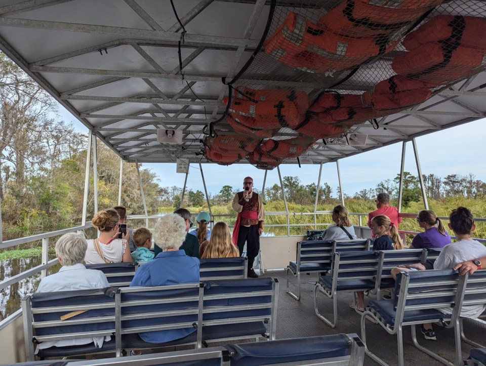 prendre le bateau au Brookgreen Gardens à Myrtle Beach en Caroline du Sud