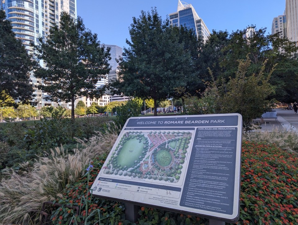 Romare Bearden Park à Charlotte