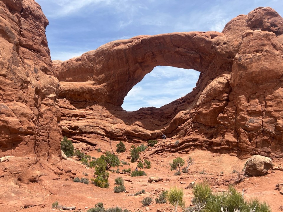 Arches national park lors d'un road trip aux États Unis