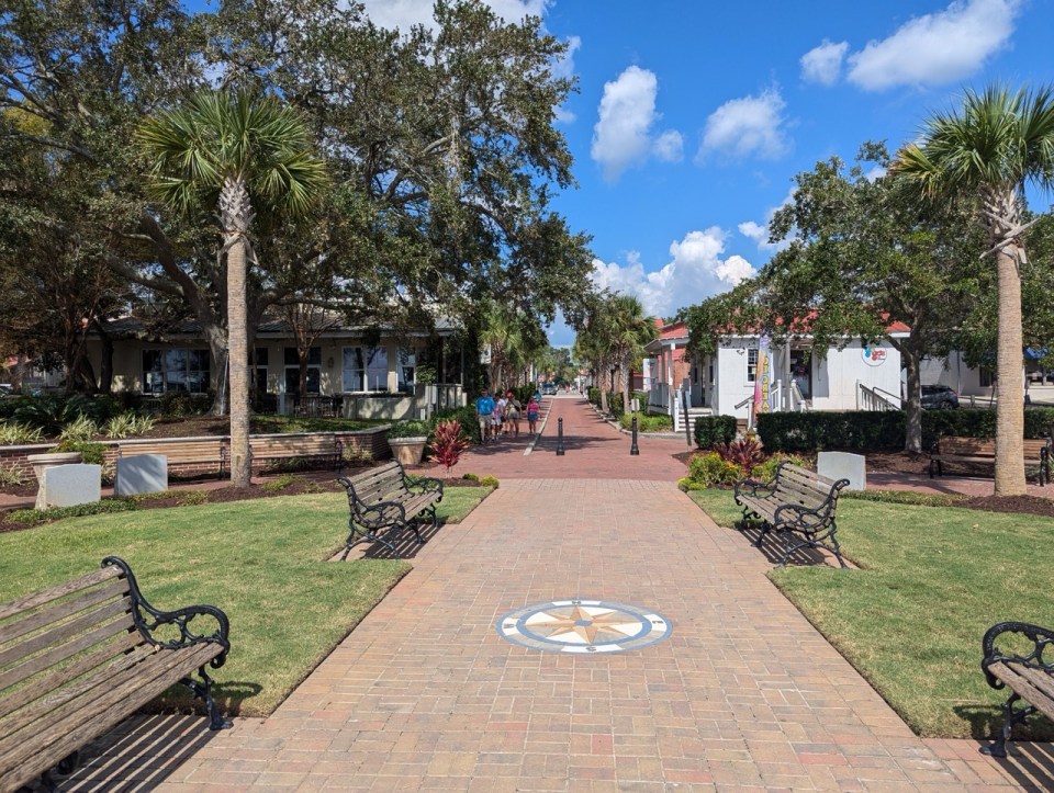 Beaufort lors d'un voyage sur la côte est des États Unis. 