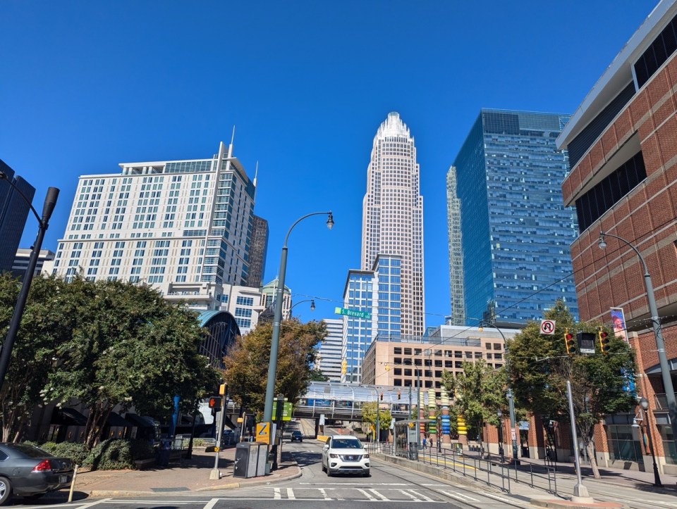 Bank of America center of Charlotte