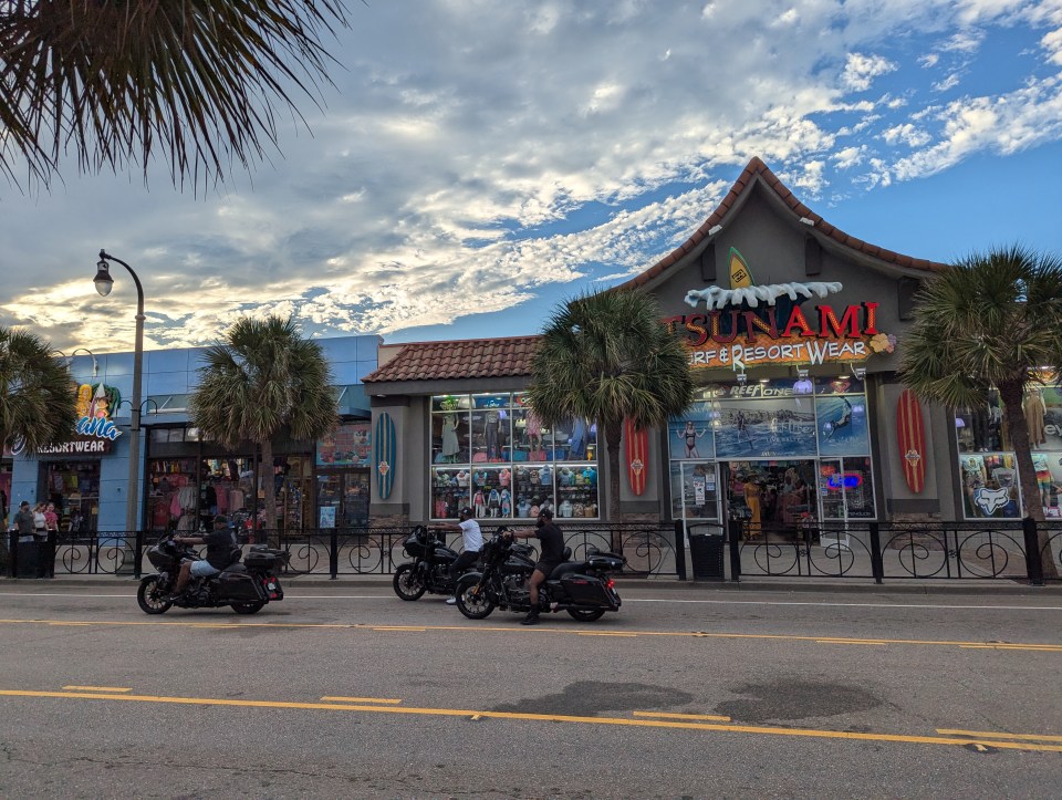 Myrtle Beach lors d'un voyage sur la côte est des États Unis. 