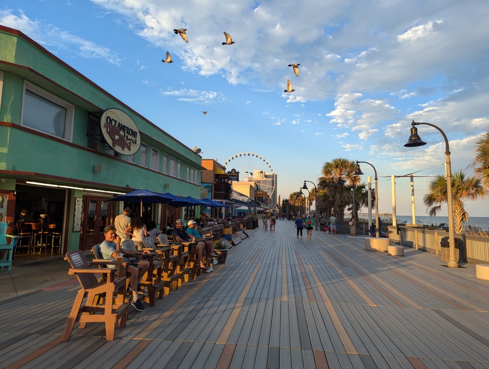 Myrtle Beach en Caroline du Sud lors d'un voyage sur la côte est des États Unis. 