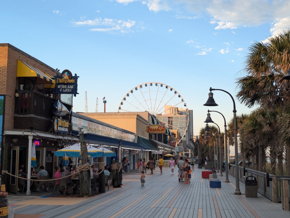 Myrtle Beach lors d'un voyage sur la côte est des États Unis. 