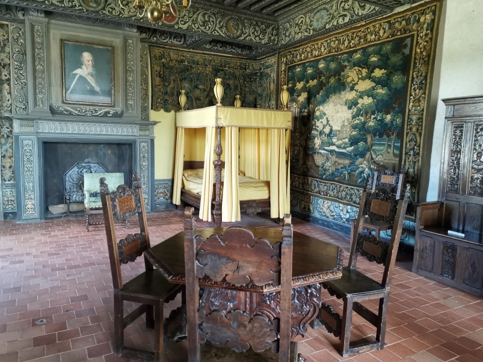 salle d'apparat du château de la Bastie d’Urfé