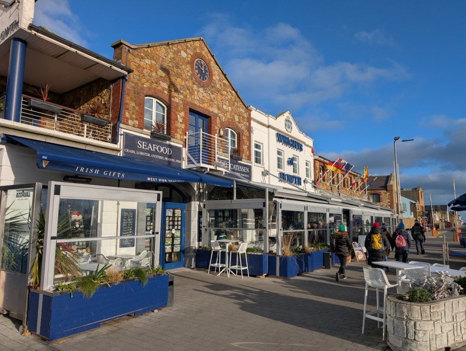 aller à Howth, ville côtière à coté de Dublin