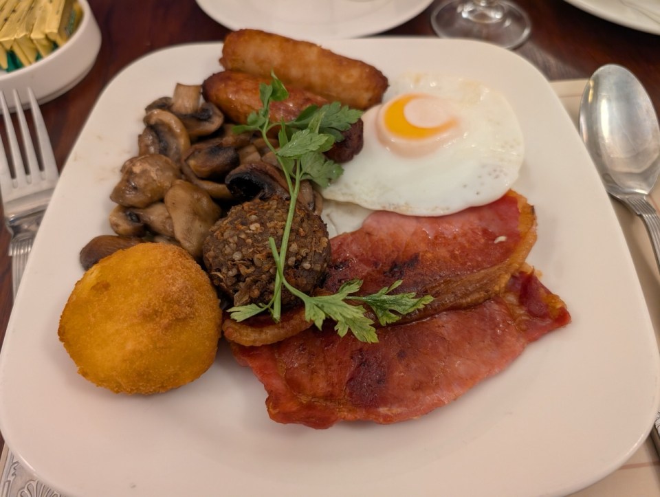 petit déjeuner au Wynn's Hotel à Dublin