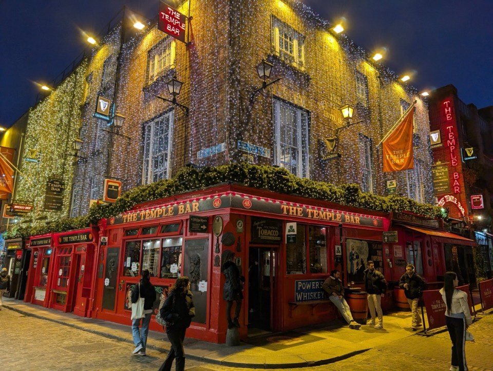 bar le Temple Bar à Dublin
