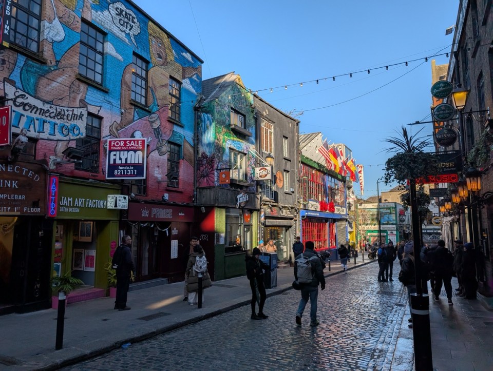 découvrir le quartier de Temple Bar lors d'une visite de 3 jours à Dublin