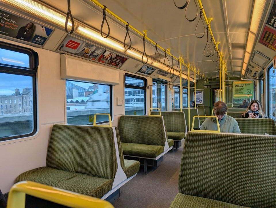 prendre le train à Dublin