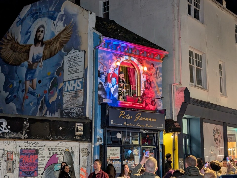 concert de rue à Brighton 