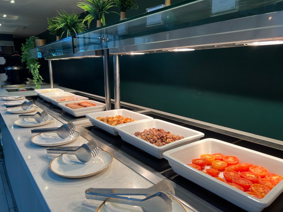 petit déjeuner à l'hôtel Leonardo à Brighton 