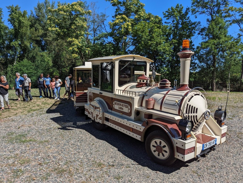 aventure du train à Andrézieux Bouthéon