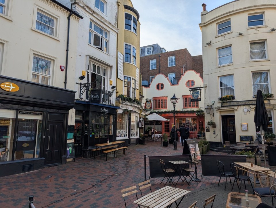 The lanes à Brighton 