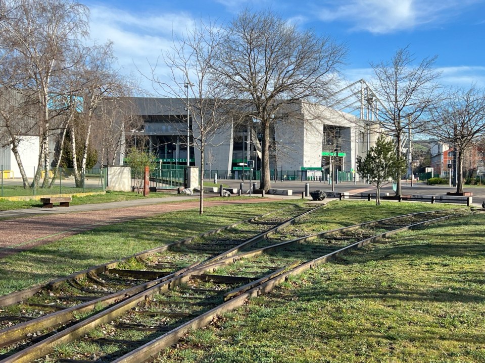 voie verte des mémoires ferroviaires à Saint Etienne