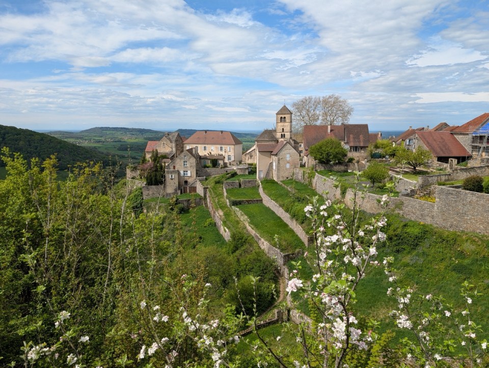 village de Château-Chalon dans le Jura