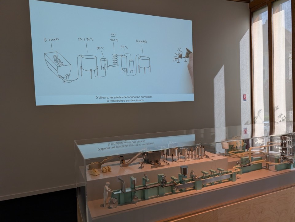 Visite de la Maison de la vache qui rit à Lons-le-Saunier 