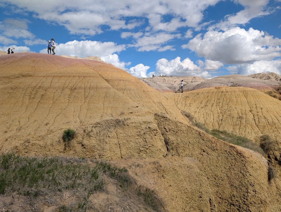 Yellow Mounds Overlook dans le Badlands National Park
