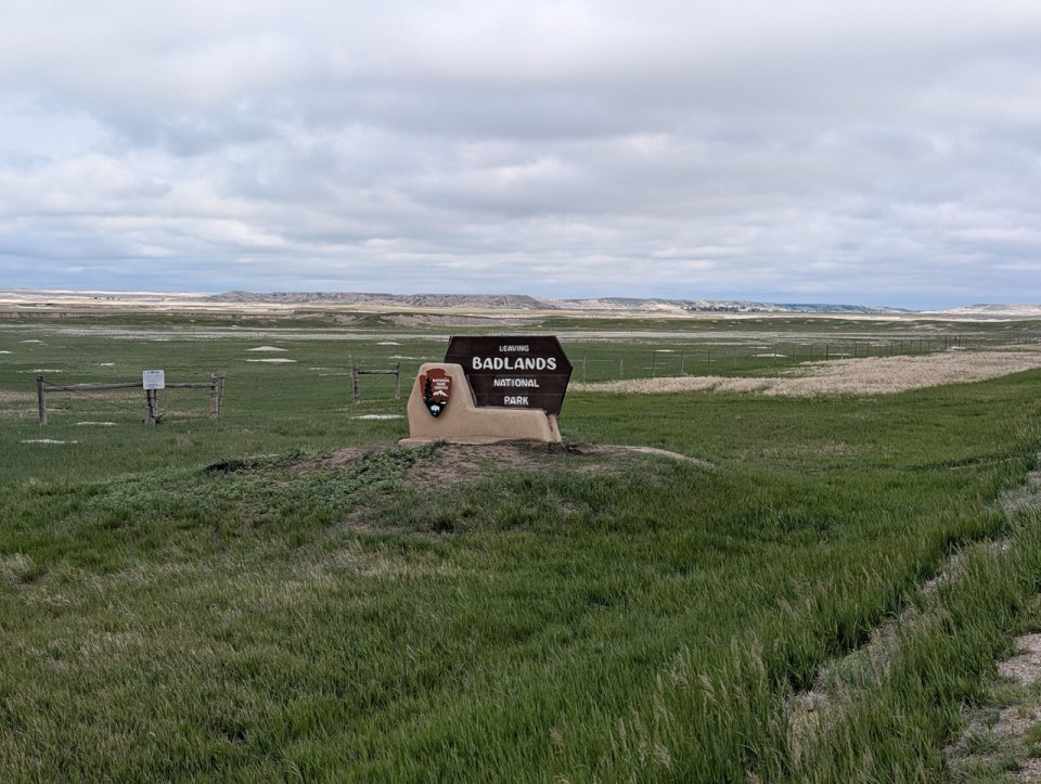 entrée dans Badlands