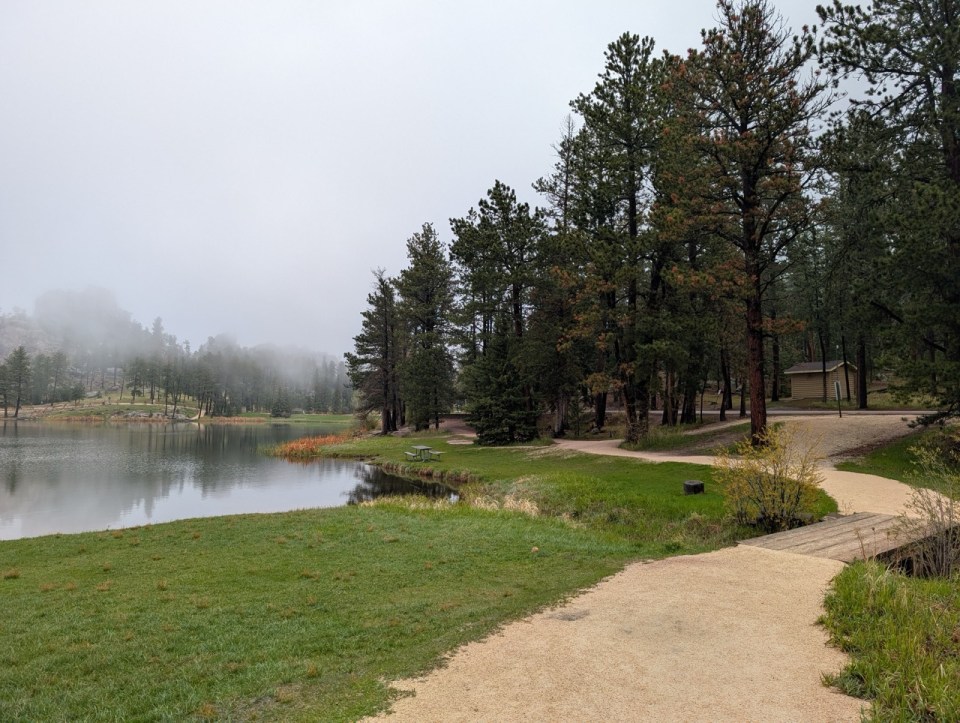 Sylvan Lake Custer State Park dans les Black Hills