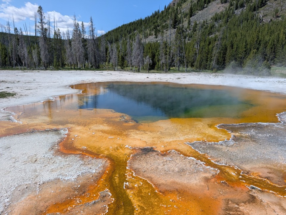 Sunset Lake à Yellowstone