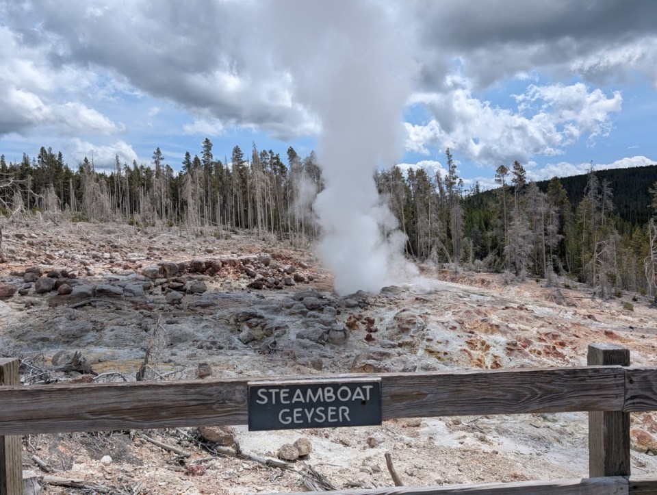 Steamboat Geyser