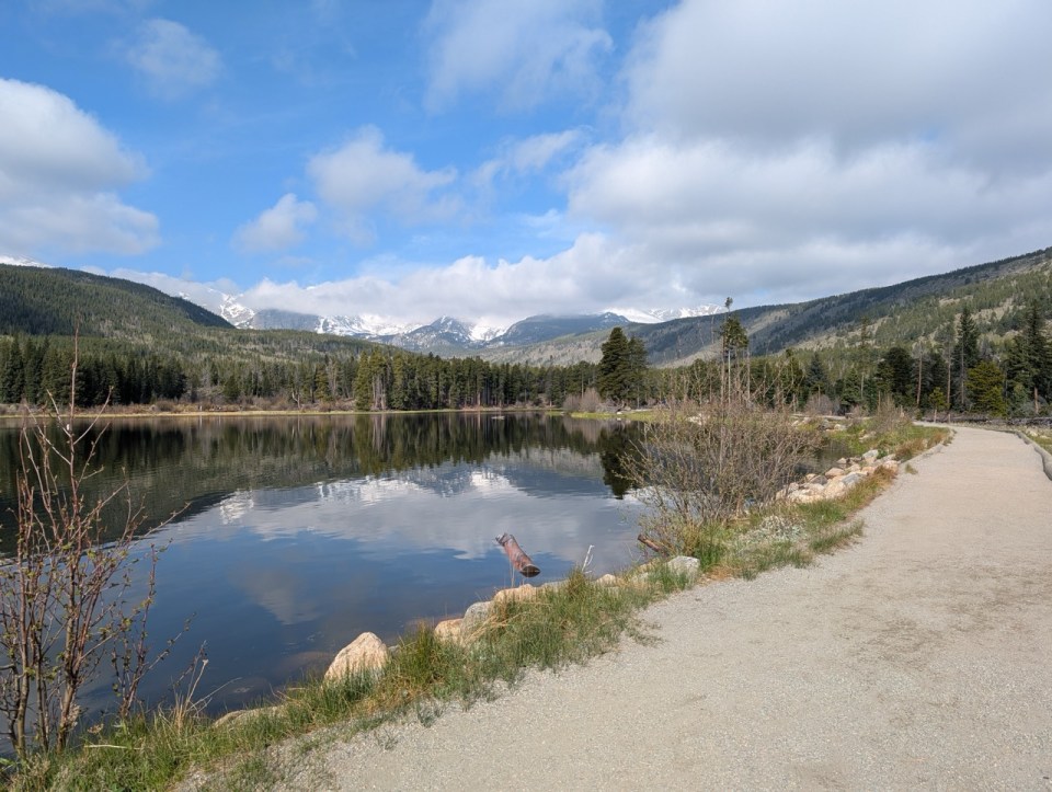 Sprague Lake Trail dans Rocky Mountain National park